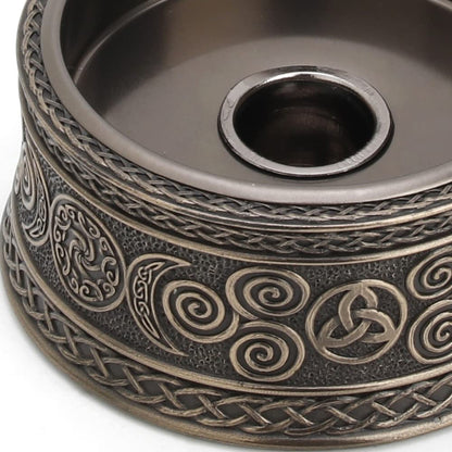 Veronese Design 2 3/8" Tall Celtic Knot Triple Moon Goddess Sigil Votive Candle Holder