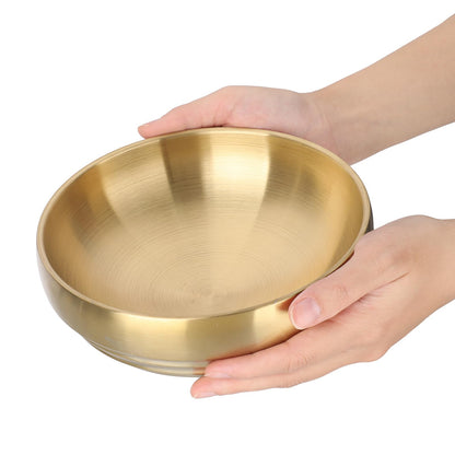 GUSHBIN 7.4 Inches Key Bowl for Entryway Table Decorative Bowl Key Dish for Organizing Tabletop Catch All Gold Fruit Bowls for Kitchen Counter, Coffee Table