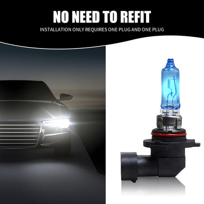 Flygun 9006 Car Halogen Bulbs, Ultra White Light, 12V 100W, 2 PCS, High Beam Low Beam, Fits Most Cars, Trucks, SUVs