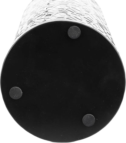 Umbrella Stand Rack for Entryway Metal Hollowed Freestanding Round Umbrella Holder Organizer Bin for Home Hotel Office Decor (Medium)