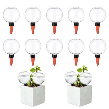 Kifmurase 6Pcs Self-Watering Globes for Indoor Plants, Automatic Watering Planter Insert, Slow Release Terracotta Planter Insert, 17.5oz Watering Bulbs with Slow Release Control Water Dripper