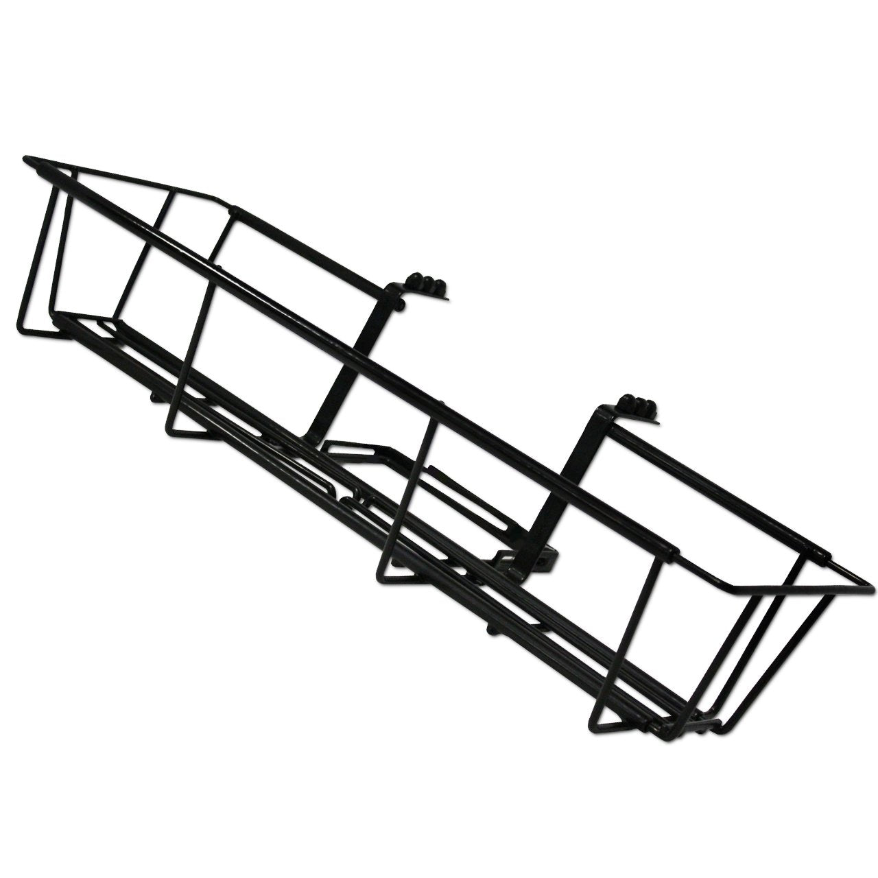 CobraCo 24-Inch to 36-Inch Black Adjustable and Expandable Flower Box Holder F2436-B