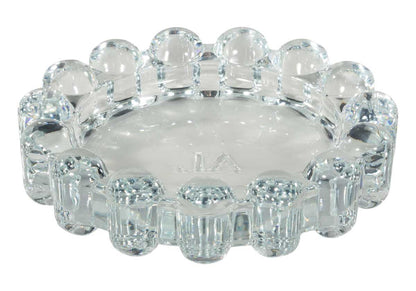 Alice Lane Original Bubble Candle Dish Large – Chic Clear Glass Candle Dish for Home Decor – Decorative Modern Candle Holder for Small Candles & Diffusers