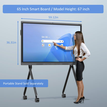 Shiarffe X5 Smart Board 65 Inch 4K Interactive Whiteboard