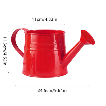 Watering Can, 1L Metal Flower Garden Watering Can, Lightweight Durable Decorative Gardening Tool for Outdoor Indoor Plants Lawn Garden (Purple)