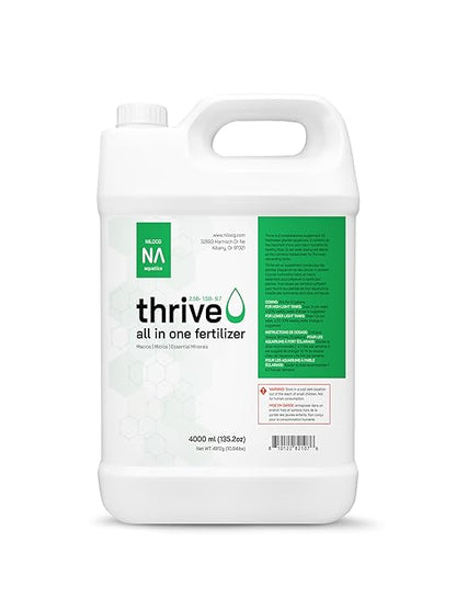 Thrive Planted Aquarium Fertilizer -All in One Planted Tank Liquid Fertilizers - Micro & Macro Nutrient Rich Food for Aquatic Plants - Highly Concentrated (4000ml)
