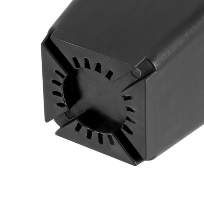 MAHIONG 150PCS 4 Inch Square Nursery Plant Pots, Plastic Plant Seedling Pots with Drainage Holes, Black Plant Seedling Pots for Starting Seedlings or Garden Plant