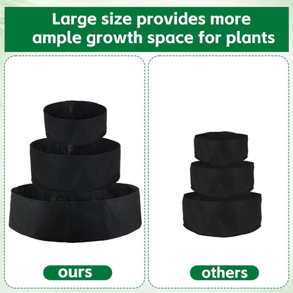 BOUTICOL 3 Tiered Fabric Strawberry Planter 48 36 24 inch Strawberry Tower Planter Stackable Planters Strawberry Grow Kit