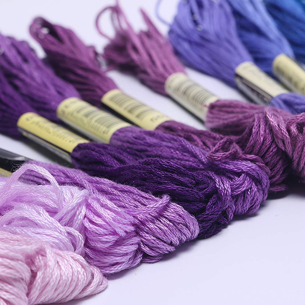Embroidery Thread Floss 140 Colors Friendship Bracelet String Making Bracelets Cross Stitch Kit Supplies Thin Yarn Sewing Patterns Cotton Strings Crochet Braces Wrap Colored Rainbow Crafts