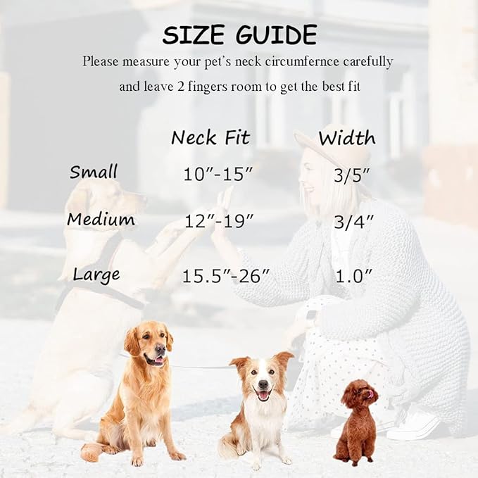 Soft Cotton Dog Collar with Metal Buckle Adjustable Heavy Duty Comfy Corduroy Collars for Small Medium Large Dogs,Red,Medium