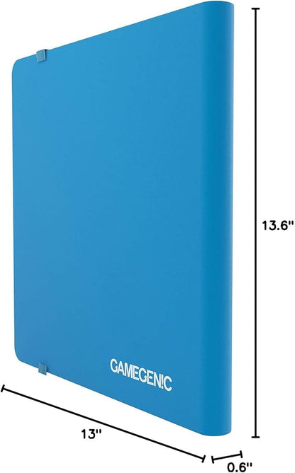 Casual Album 24-Pocket | Organize Standard and Japanese Size Collectible Cards | Premium Card Game Protector | Holds up to 480 Cards |Ideal for Playset Collections | Blue Color | Made by Gamegenic
