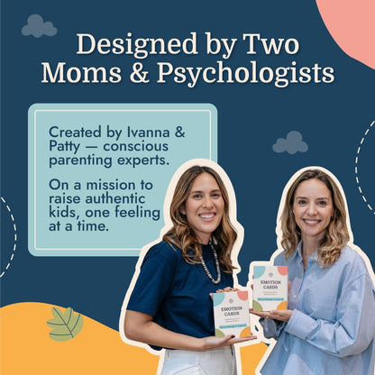 Samma Sati Emotion Flashcards – 25 Emotion Cards for Toddlers - Help Toddlers Identify Emotions – Emotion Cards for Kids – Fun Illustrations Mixed Emotions Card Deck & Feelings Card - 2-8 Years