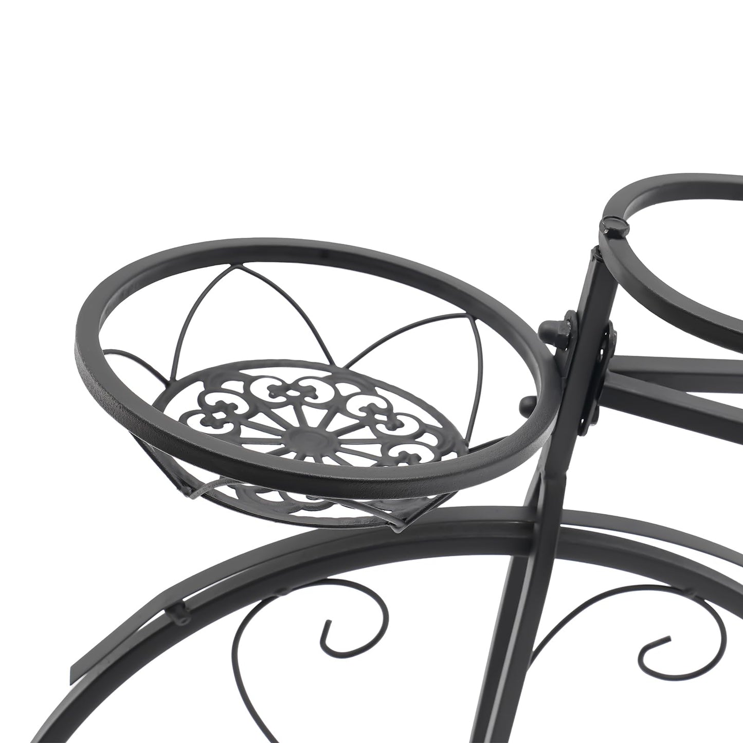 Crtohbnl Tricycle Plant Stand Large Detachable Bicycle Flower Shelf Flower Pot Cart Holder for Home Garden Patio