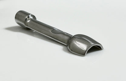 Mini Stainless Steel Scoop and Tamp Tool for Dry Herbs Spices Powder Salt Glitter by Brocoli