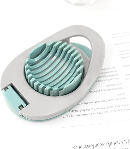 BlingKingdom Egg Slicer Easy to Clean Egg Cutter with Stainless Steel Wire for Kitchen Soft Fruit, Strawberrys kiwis Sandwiches Salads