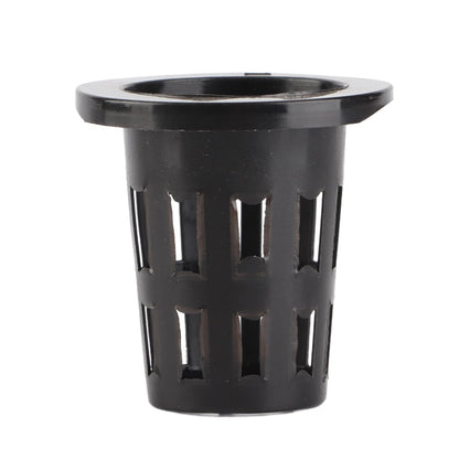 GBSCLOVER 50Pcs Net Pots for Hydroponics, Stable Hydroponic Pots, Practical Plant Basket Easy Use for Hydroponic Vegetables and Soilless Cultivation, 1.7x1.2x1.8x1.0in