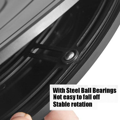 Lazy Susan Turntable 10/12 Inch Heavy Duty Rotating Swivel Stand Turntable with Steel Ball Bearings Multi Purpose 360˚ Rotating platformfor Model Base/Potted Plants/Crafts/Monitor(12"/30cm)