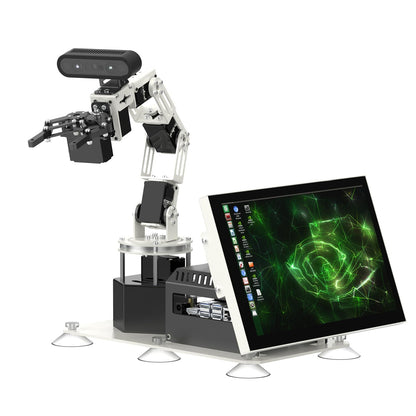 Yahboom Jetson Orin NX Super 16GB 157Tops Robotic Arm 3D Recognition Scanning, Depth Camera Visual AI with Display Supports AI Voice Interaction