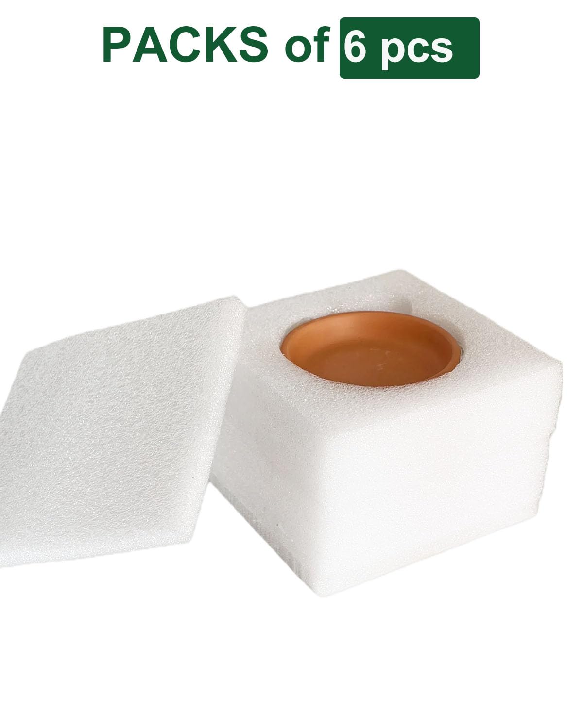 3.5 Inch Terracotta Plant Saucer - 6 Pcs Mini Terra Cotta Saucer for Indoor & Outdoor Plants, Plant Drip Trays Perfect for 2 Inch 2.5 Inch Flower Pots