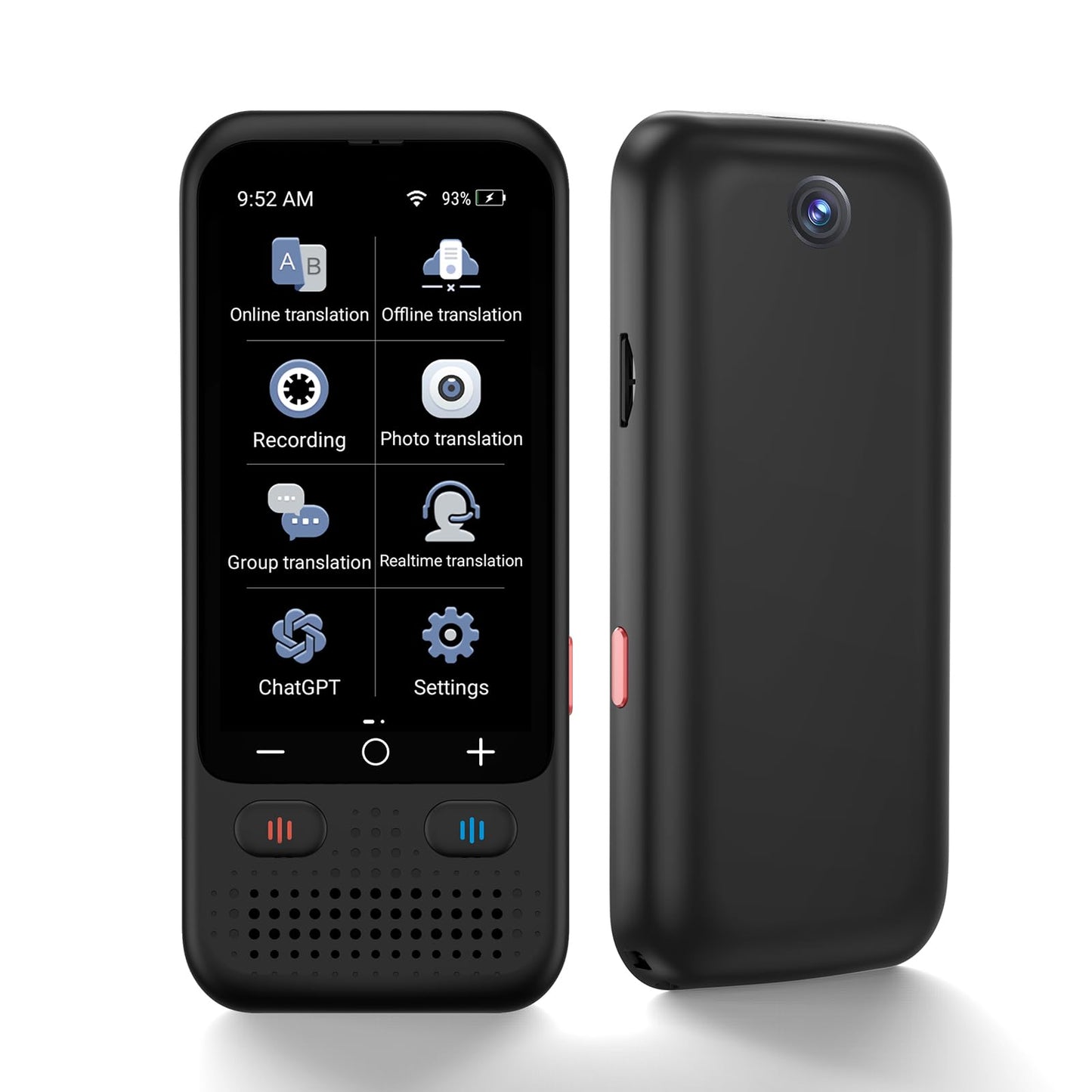 Language Translator Device, Upgraded ChatGpt AI Translator No WiFi Needed, 150+ Languages Two Way Real-Time Voice Translation, Offline&Recording&Photo Translation for Travel Business Learning