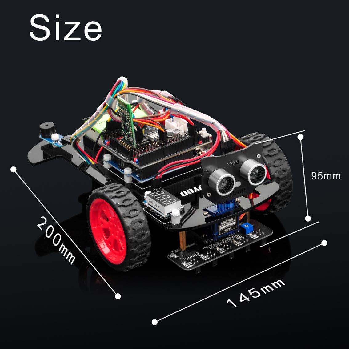 OSOYOO Smart Robot Car kit for Arduino to Learn Programming and Get Hands on Experience of Robotic Assembly for Adults and Youths