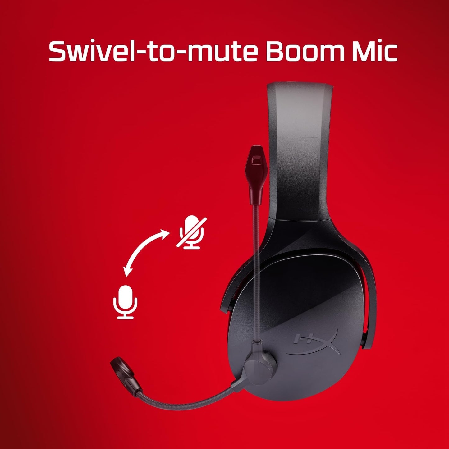 HyperX Cloud Jet – Dual Wireless Gaming Headset, 2.4GHz dongle, Bluetooth 5.3, PC, PS5, Mobile, USB-A – Black
