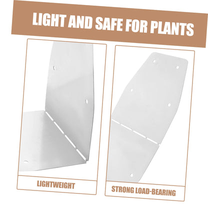 Hemoton Adjustable Metal Garden Bed Corner Brackets for Raised Planter Box Heavy Duty Support Screws for Flower and Vegetable Gardening