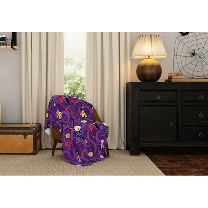 Coraline Button Eyes Bedding Super Soft Cozy Plush Throw, 46 in x 60 in, (Officially Licensed Product) by Franco