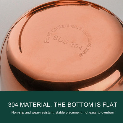 Locadence Stainless Steel Seasoning Box, Condiment Canisters Pots, Sugar Storage Bottle with Lid for Salt, Sugar, Sesame Seeds, Home Kitchen Restaurant (Rose Gold)