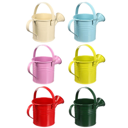 6PCS Kids Metal Watering Can Indoor Plants Small Watering Can for Indoor Plants Mini Gardening Tool Tiny Kettle for Gardening