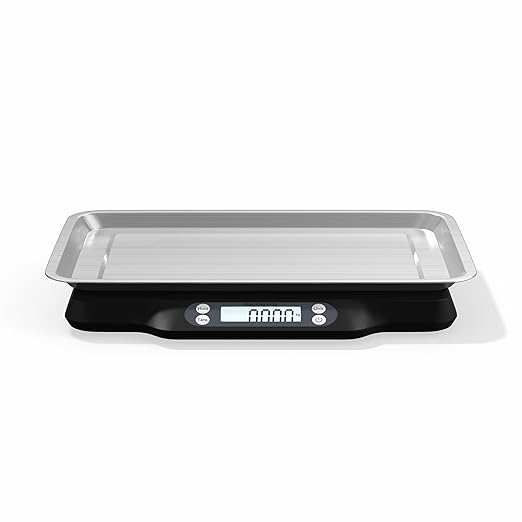 Helsevesen Digital Little Animal Precision Scale(30kg/2g; 66lb/0.1oz), Kitchen Scale, Postal Scale, Compact Bench Scale, Digital Wet Diaper/Organ Scale