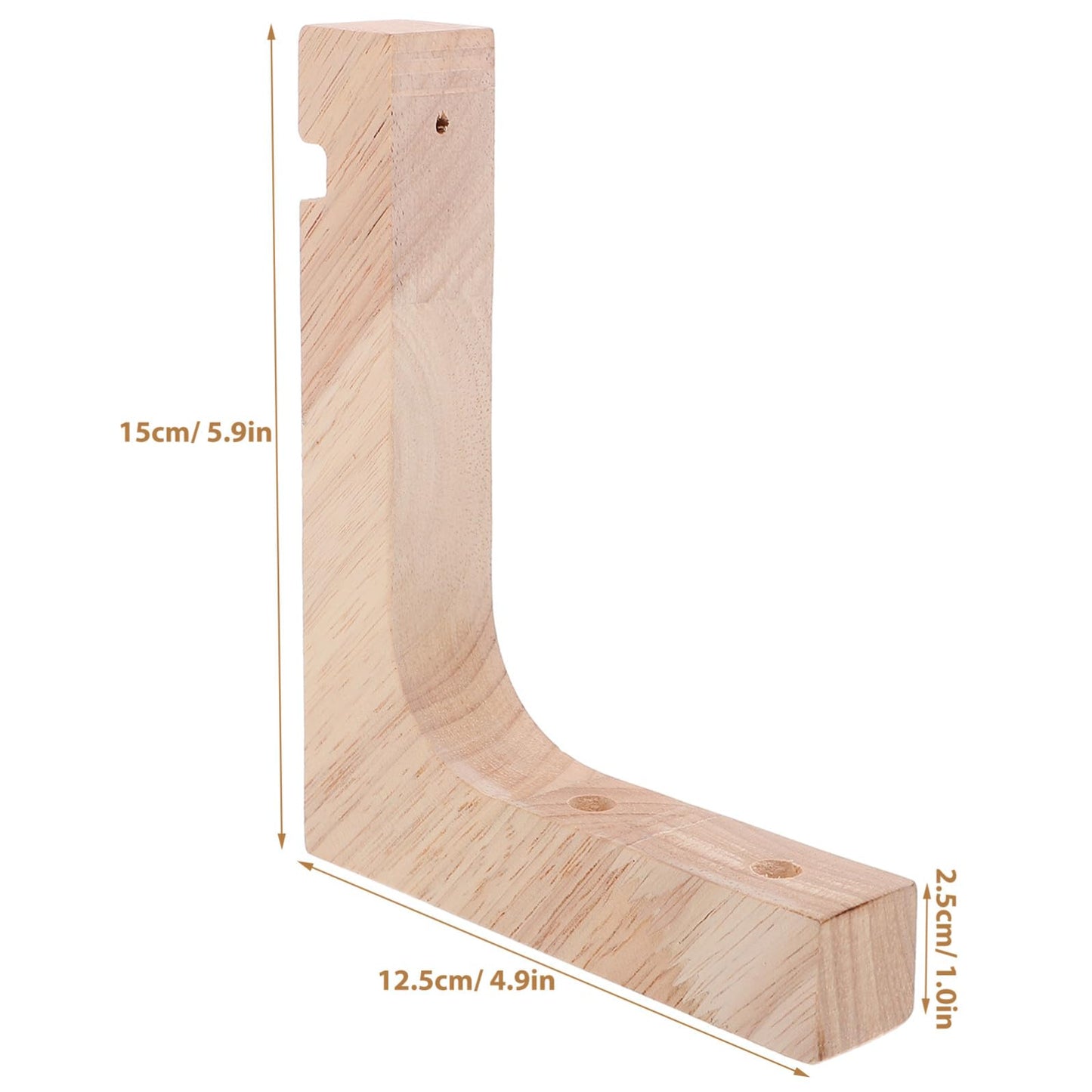 UPKOCH 2pcs Heavy-Duty Wooden Hanging Plant Hooks for Indoor Outdoor Wall Mount Planter Hangers Suitable for Flower Pots and Ceiling Plant Stands