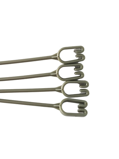 Replacement 4 Strand Plastic Hangers for 12" Hanging Baskets - Set of 5 (Olive Green)