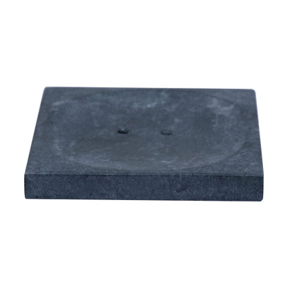 Crocon Marble Dish Holder Solid Design Soap Dish Bar Soap Holder for Bathroom, Kitchen and Countertops Luxury Decorative Accessory Box Soap Tray Size : (4.5 X 4.5 Inch)