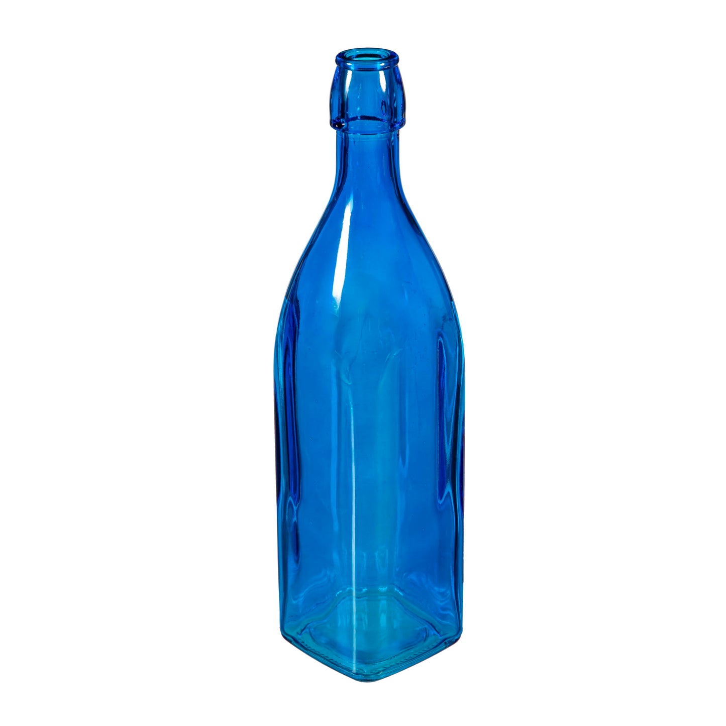 Evergreen Garden Glass Bottles for Bottle Tree, Wine Bottles for Decorativation Indoor Outdoor Wedding Christmas Party Decor (Blue, Set of 5)