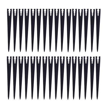 200 Pcs Plastic Irrigation Drip Support Stakes for 1/4-Inch Tubing Hose 4/7 or 3/5 Irrigation Hose Holder&Emitters/Drip Irrigation Kits/Garden Tools for Vegetable Gardens Flower Beds Herbs Garden