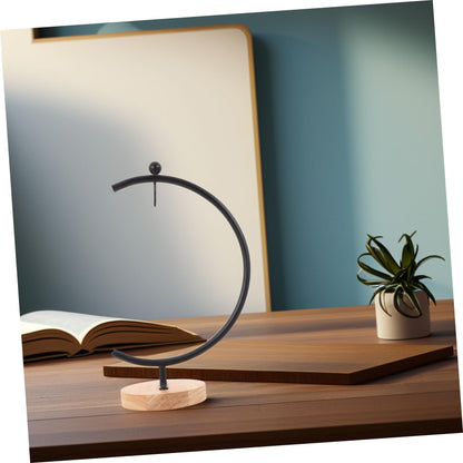 BESPORTBLE Ornament Display Stand Ornament Stand Holder Iron Pothook Stand for Hanging Glass Globe Air Plants Terrarium Ornament and Home Wedding Decoration