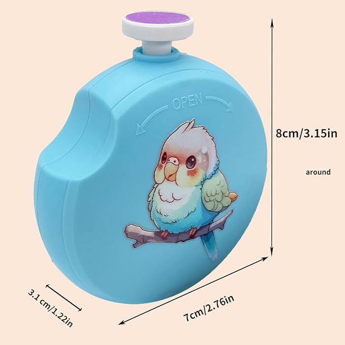 Electric Parrots Beak Grinder Fast Speed Motor Trimmer for Fast Trimming Efficiency Safe and Metal Texture Safe Grooming