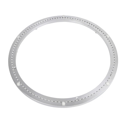 18 Inch Lazy Susan Bearing Aluminum Alloy Rotating Turntable, Non - Slip Mute Metal Bearing Swivel Plate Hardware for Dining and Workbench,660 Pounds Capacity