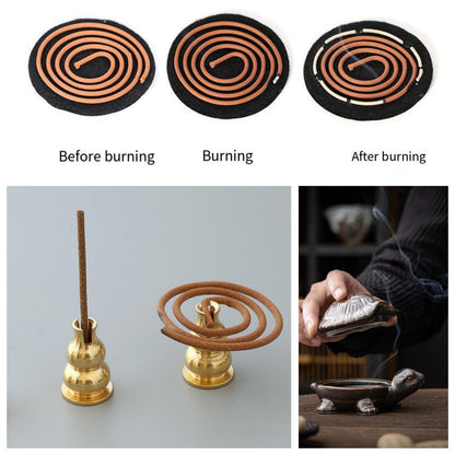 Ceramic Incense Burner, Multi-Functional Incense Burner Holder for Incense Sticks, Coil Incense and Cones, Perfect Home Decor