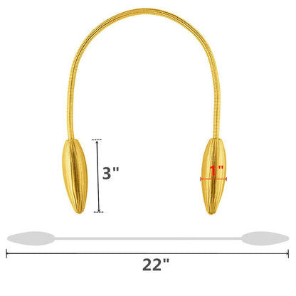 SWTOOL 8-Pack Gold Curtain Holdbacks Decorative Window Drape Twist Curtains Tiebacks Random Modelling Curtain Holders