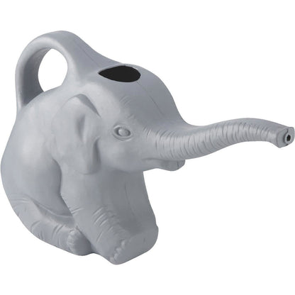 Union 63182 Elephant Watering Can, 2 Quarts, 0.5 Gallons, Gray, Novelty Indoor Watering Can