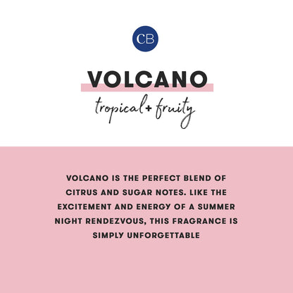 Capri Blue Volcano Reed Diffuser Set - Includes Reed Diffuser Sticks, Fragrance Oil, and Glass Bottle - Luxury Scented Room Fresheners - Cobalt Blue (8 fl oz)