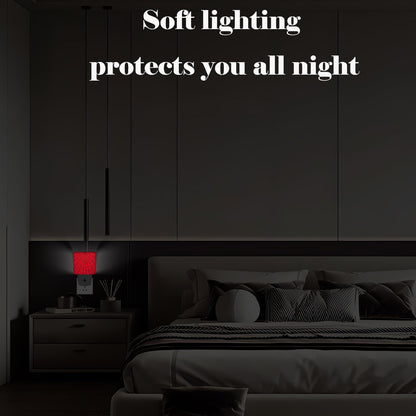 FSHVQKD Red Spider Web Night Light,Plug Into Wall Decor for Stairway,Hallway,Kitchen,Dusk to Dawn Sensor Nightlights for Boys/Girls/Women/Men Room Gifts