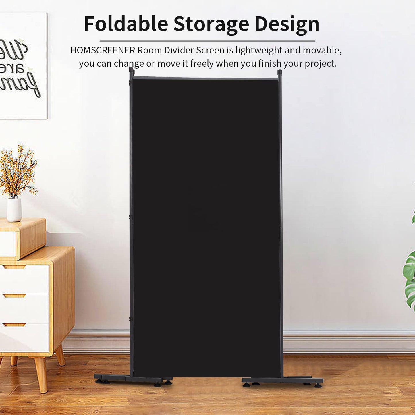 Room Divider 6FT Folding Privacy Screens, 3 Panel Partition Room Dividers w/Freestanding Design, Portable Wall Divider for Room Separtation, Fabric Room Divider Panel Sceen for Home Office Bedroom