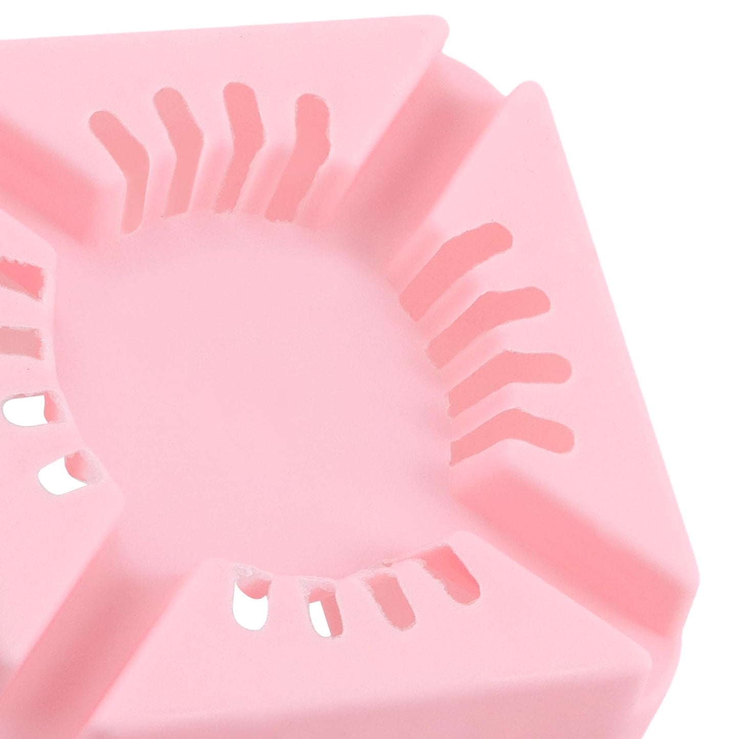 HOIGON 100 Pack 2.75 Inch Pink Square Nursery Pot, 7cm Thickened Plastic Nursery Pots with Drain Holes Trays, Small Square Planting Containers Bulk Set for Seedling Flower Tomatoes Basil