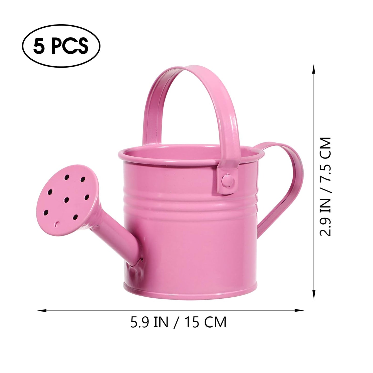 NOLITOY 5pcs Small Watering Can for Garden and Home Plants, Portable Sprinkling Kettle Watering Pot, 5.90 X 2.95 Inches, Random Color