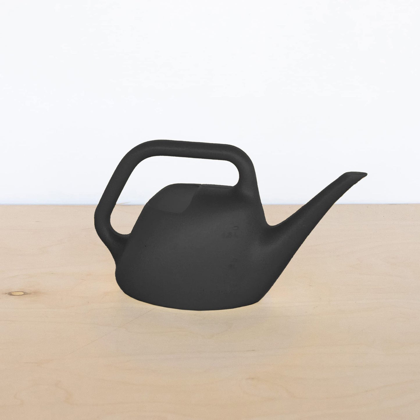 Bloem 1.5 L (0.4 Gallon) Resin Indoor/Outdoor Watering Can in Black, Small Watering Can for Small Space Use