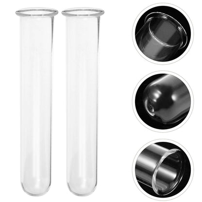 BESPORTBLE 4pcs Glass Test Tube Vase Plant Propagation Tubes Hydroponic Planter Terrariums Desktop Floral for Indoor Plants Home Décor
