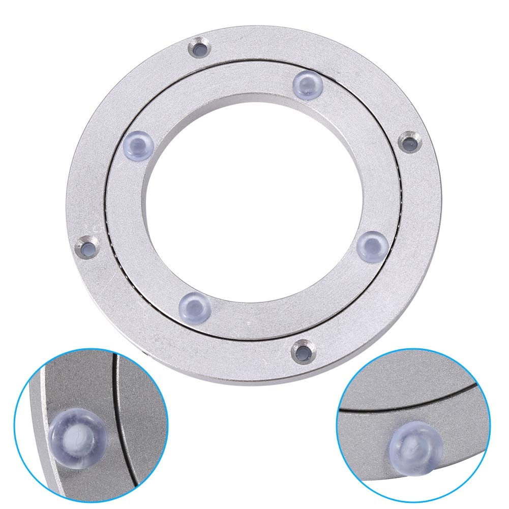 EVTSCAN Lazy Susan Hardware Heavy, Turntable Bearing Round Swivel Plate Hardware for Kitchen Dining-Table(8inch)